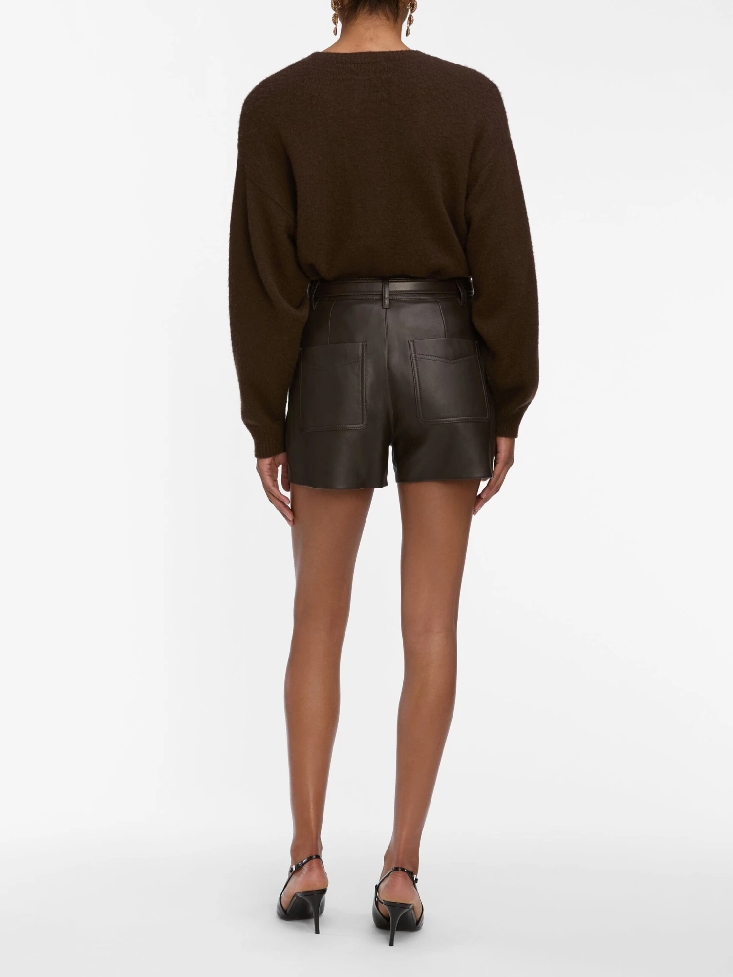 The Leather Scout Short -- Truffle 6 The Leather Scout Short -- Truffle - Image 6
