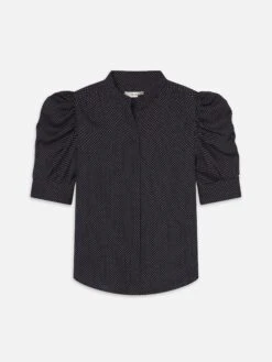 The Gillian Top -- Navy Multi