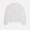 The Eyelet Sailor Blouse -- White