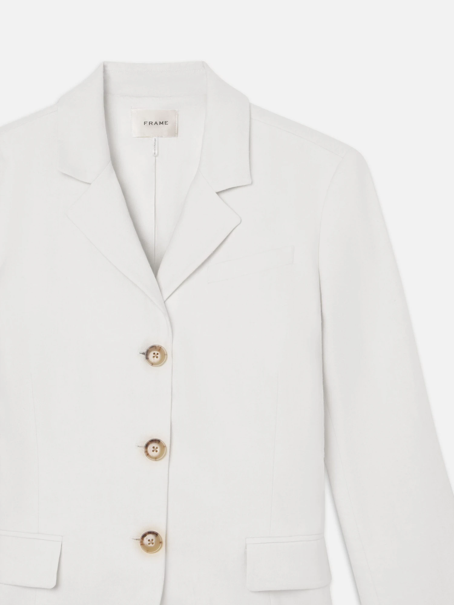 The Linen Smart Blazer -- White 3 The Linen Smart Blazer -- White - Image 3