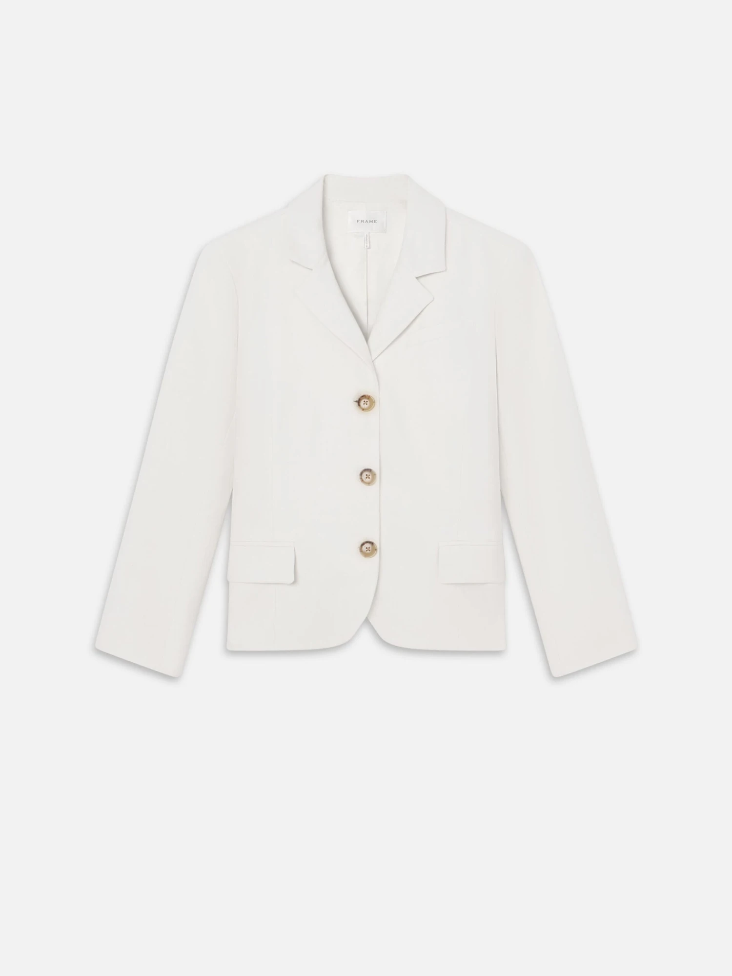 The Linen Smart Blazer -- White 1 The Linen Smart Blazer -- White