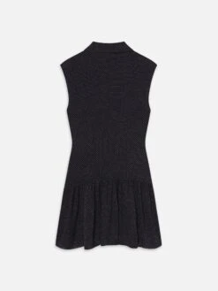 The Silk Day Dress -- Navy Multi -FRAME Clothing Shop WE25WDR011 NAMU B V2 dress back packshot image