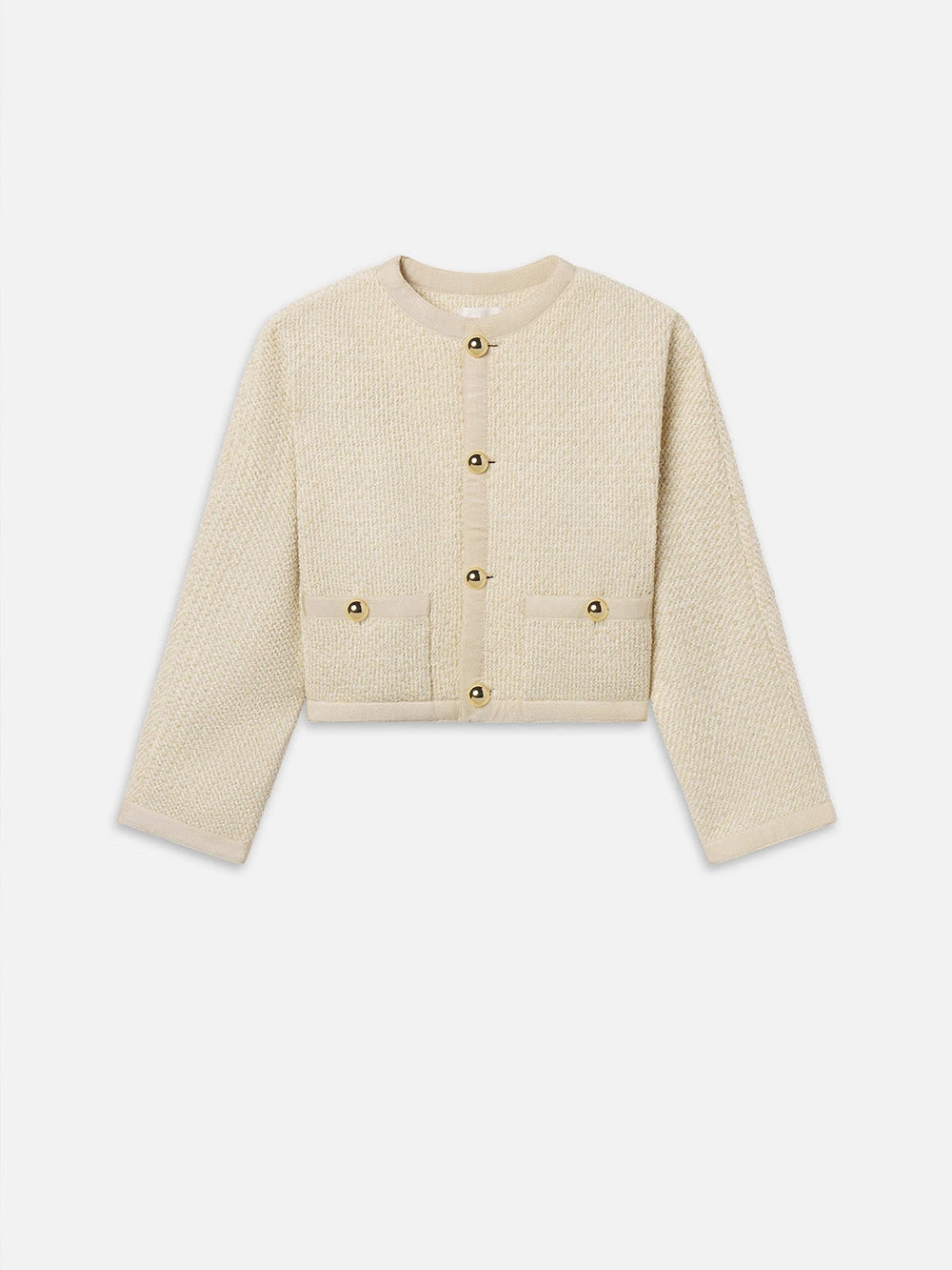 The Trim Jacket -- Cream Multi 1 The Trim Jacket -- Cream Multi