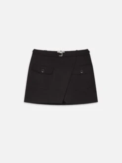 The Utility Cargo Skirt -- Black