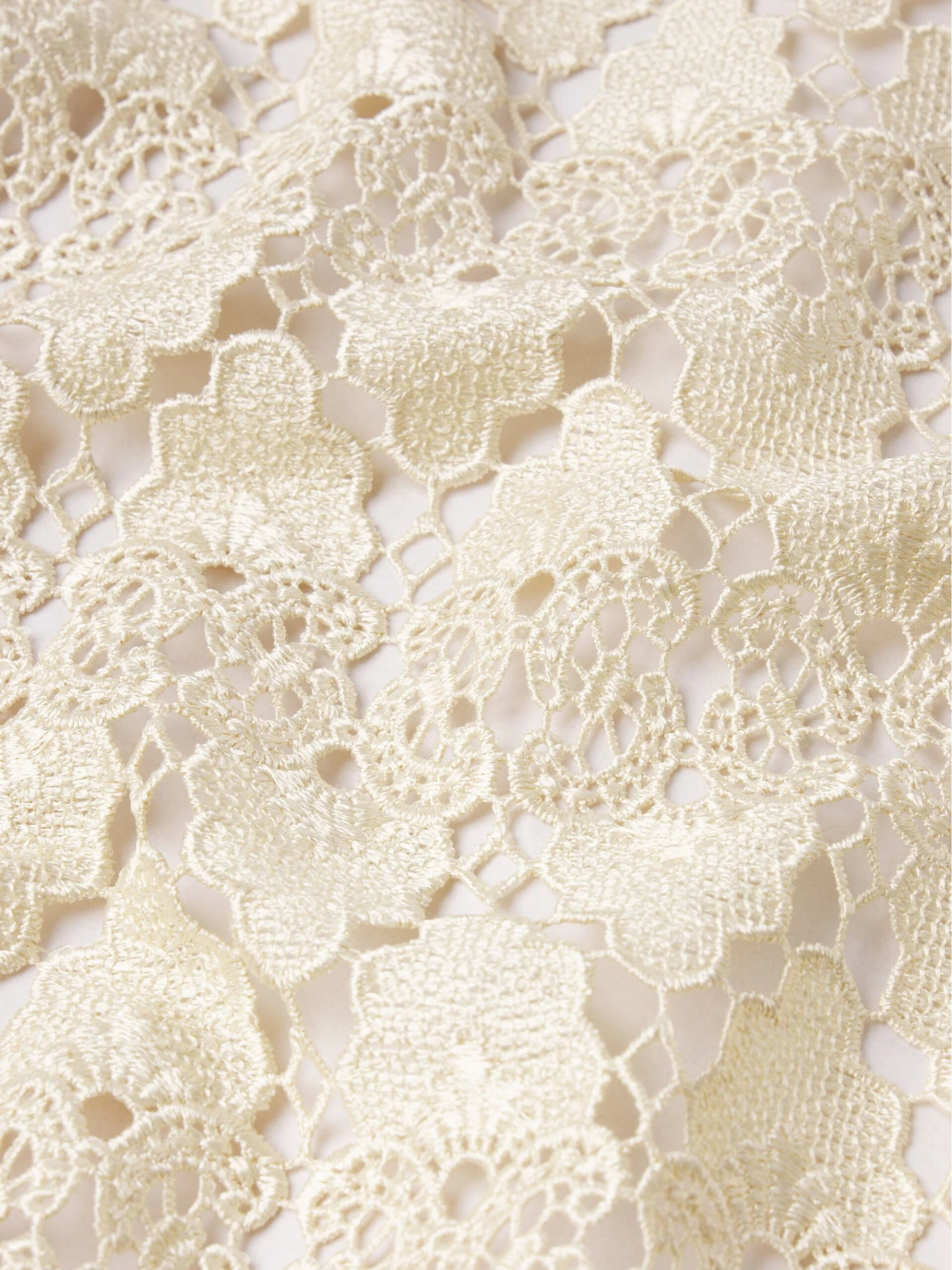 The Lace Button Up Shirt -- Ecru 3 The Lace Button Up Shirt -- Ecru - Image 3