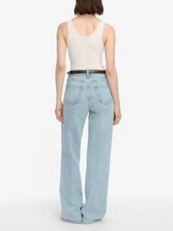 The Mesh Trim Tank -- White -FRAME Clothing Shop WF25JKT007 WHT 4292 tank back image