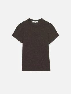 The Rib Baby Tee -- Coffee Heather