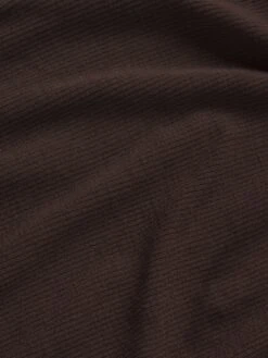 The Mesh Trim Rib Henley -- Coffee 7 The Mesh Trim Rib Henley -- Coffee -FRAME Clothing Shop WF25JKT018 CFFE FABRICDTL sweater texture detail image