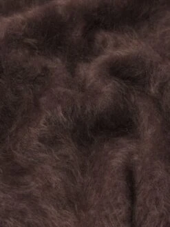 The Teddy Turtleneck -- Coffee -FRAME Clothing Shop WF25KSW008 CFFE FABRICDETAIL sweater texture detail image