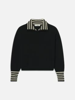 The Sailor Pullover -- Black Multi