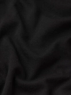 The Smart Polo -- Black 13 The Smart Polo -- Black -FRAME Clothing Shop WF25KSW030 BLK FABRICDETAIL polo texture detail image