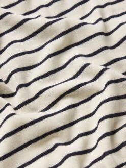 The Keyhole Polo -- Cream Multi 13 The Keyhole Polo -- Cream Multi -FRAME Clothing Shop WF25KSW035 CREM FABRICDETAIL polo texture detail image