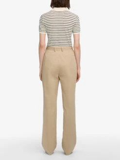 The Keyhole Polo -- Cream Multi 12 The Keyhole Polo -- Cream Multi -FRAME Clothing Shop WF25KSW035 CREM 6306 V2 polo back image