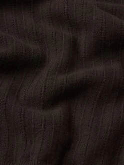 The Ladder Pointelle Cardi -- Coffee -FRAME Clothing Shop WF25KSW046 CFFE FABRICDETAIL cardi texture detail image