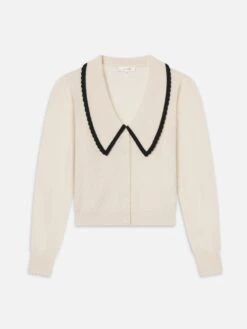 Cashmere Sailor Sweater -- Cream Multi