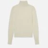 Slim Turtleneck -- Cream