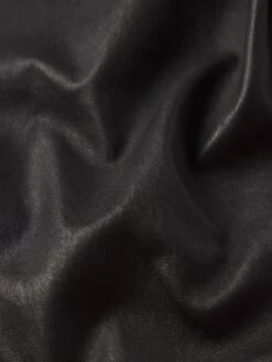 The Leather Reboot Crop -- Black 13 The Leather Reboot Crop -- Black -FRAME Clothing Shop WF25LPA005 BLK FABRICDETAIL pants texture detail image