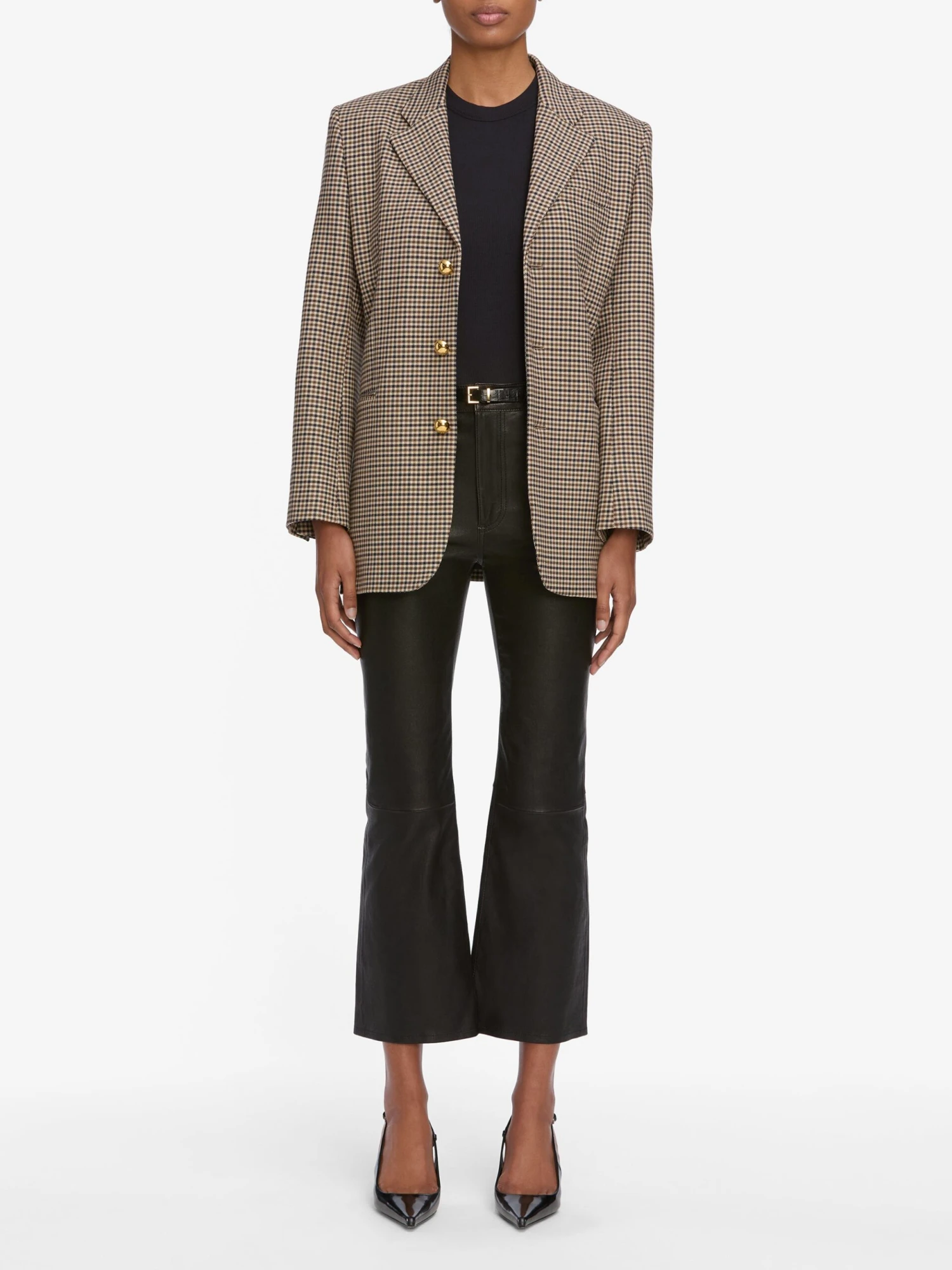 The Leather Reboot Crop -- Black 2 The Leather Reboot Crop -- Black - Image 2