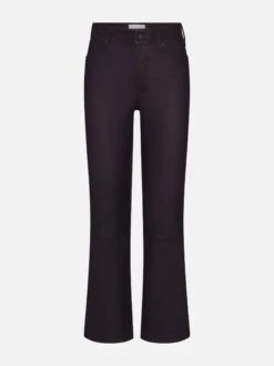 The Leather Reboot Crop -- Dark Royal Purple