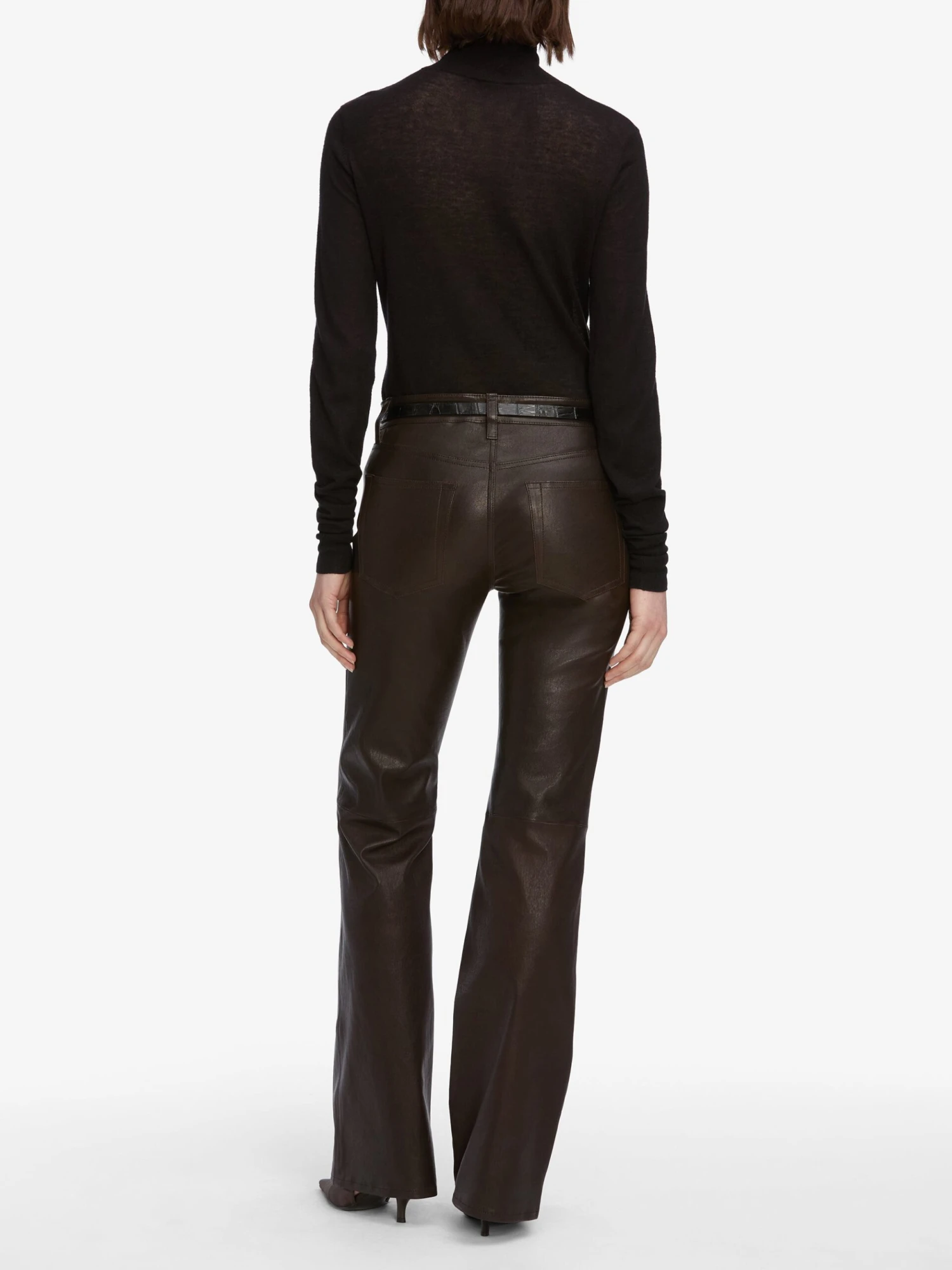 Slim Turtleneck -- Black 6 Slim Turtleneck -- Black - Image 6