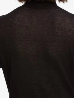 Slim Turtleneck -- Black 10 Slim Turtleneck -- Black -FRAME Clothing Shop WF25LPA009 TRUF WF25KSW059 BLK 9656 sweater back detail image