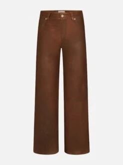 Le Slim Palazzo Leather -- Cedar