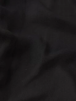 The Flutter Blouse -- Black -FRAME Clothing Shop WF25WBL001 BLK FABRICDETAIL top texture detail image