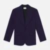 The Peak Lapel Blazer -- Royal Purple