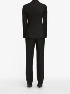 The Cuffed Pleated Trouser -- Black -FRAME Clothing Shop WF25WBZ001 BLK WF25KSW030 BLK WF25WPA001 BLK 12595 5e796fe5 4350 4d78 ab08 e0afbf7c7095 pants back image