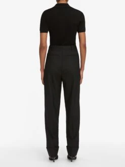 The Smart Polo -- Black 12 The Smart Polo -- Black -FRAME Clothing Shop WF25WBZ001 BLK WF25KSW030 BLK WF25WPA001 BLK 12662 polo back image