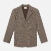 The Houndstooth Blazer -- Navy Multi