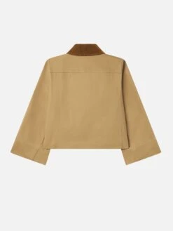 The Mini Swing Jacket -- Khaki -FRAME Clothing Shop WF25WJA010 KHAK B jacket back packshot image