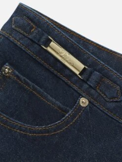 The Ritz Ruler -- Taboo -FRAME Clothing Shop WP25DPA055 TBOO FABRIC DET jeans texture detail image