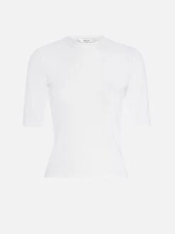 The Rib Crew Tee -- White