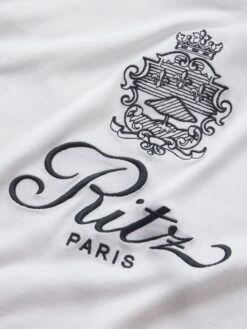 Ritz Solid Baby Tee -- White -FRAME Clothing Shop WP25JTE007 WHT FABRIC DET top texture detail image