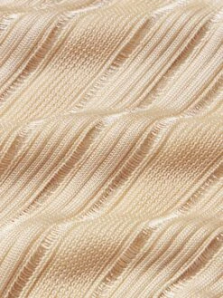 Laddered Rib Henley -- Cream 7 Laddered Rib Henley -- Cream -FRAME Clothing Shop WP25KSW009 CRM FABRIC DET