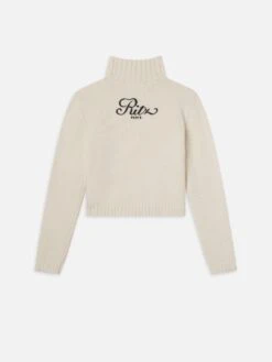 Ritz Button Detail Sweater -- Cream 7 Ritz Button Detail Sweater -- Cream -FRAME Clothing Shop WP25KSW056 CREA B sweater back packshot image