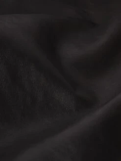 Tailored Leather Coat -- Black -FRAME Clothing Shop WP25LOW002 BLK FABRIC DET jacket texture detail image