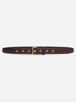 The Eyelet Belt -- Cabernet