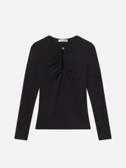 The Keyhole Top -- Black