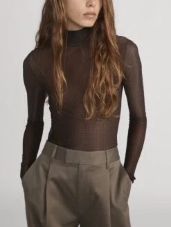 The Hosiery Turtleneck -- Americano Multi -FRAME Clothing Shop WP26JKT004 AMCM 2043 sweater front image