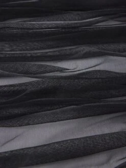 The Draped Top -- Black -FRAME Clothing Shop WP26JKT016 BLK FABRICDETAIL top texture detail image