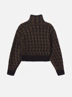 The Houndstooth Jacket -- Brown Multi -FRAME Clothing Shop WP26KJA003 BRML B jacket back packshot image