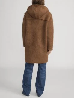 The Oversized Lofty Jacket -- Camel -FRAME Clothing Shop WP26KJA004 CAML 2444 jacket back image