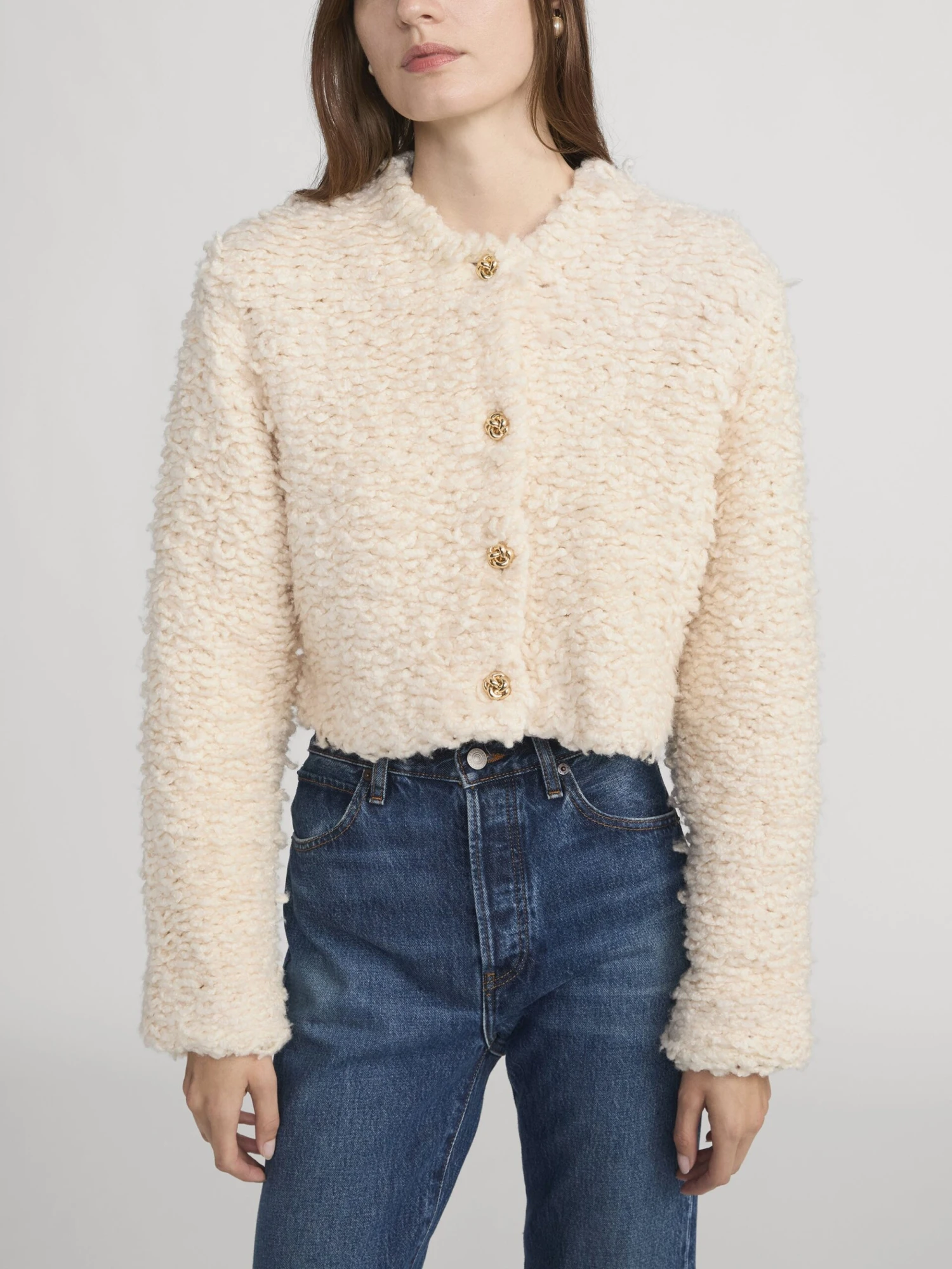 The Shag Cardi -- Cream 3 The Shag Cardi -- Cream - Image 3