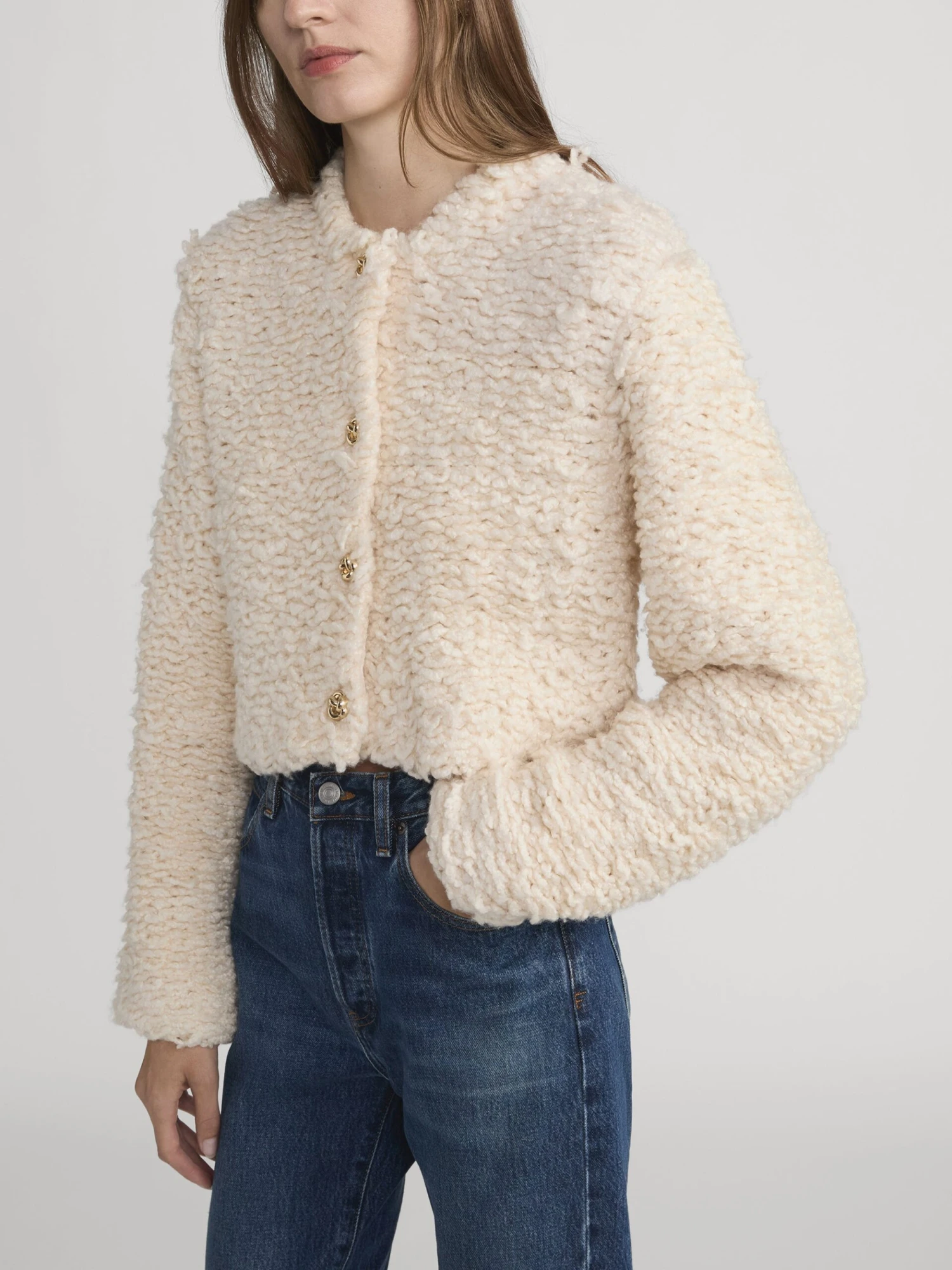 The Shag Cardi -- Cream 5 The Shag Cardi -- Cream - Image 5