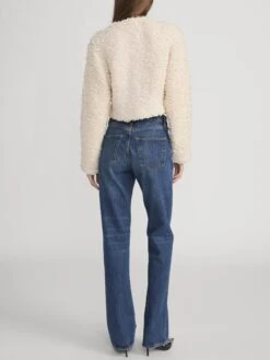 The Shag Cardi -- Cream 12 The Shag Cardi -- Cream -FRAME Clothing Shop WP26KSW011 CREA 0279 cardi back image