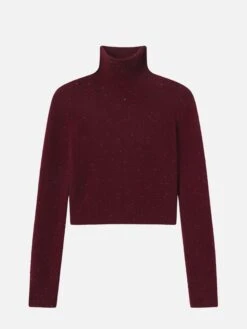 The Cashmere Fleck Turtleneck -- Pinot