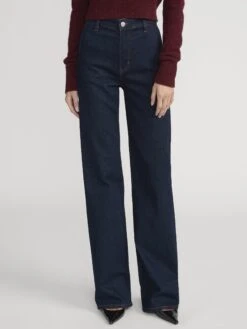 The Straight Trouser -- Rinse 9 The Straight Trouser -- Rinse -FRAME Clothing Shop WP26KSW039 PINO 1026814 RINS 2030 jeans front image