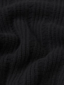 The Getaway Top -- Black -FRAME Clothing Shop WP26KSW061 BLK FABRICDETAIL top texture detail image